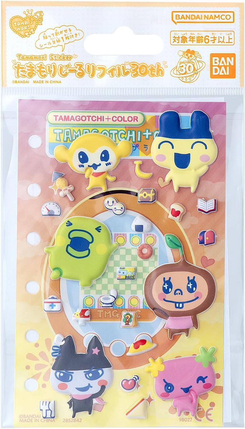 2026年7月11日発売 予約商品】たまもりしーるリフィル30th たまごっち