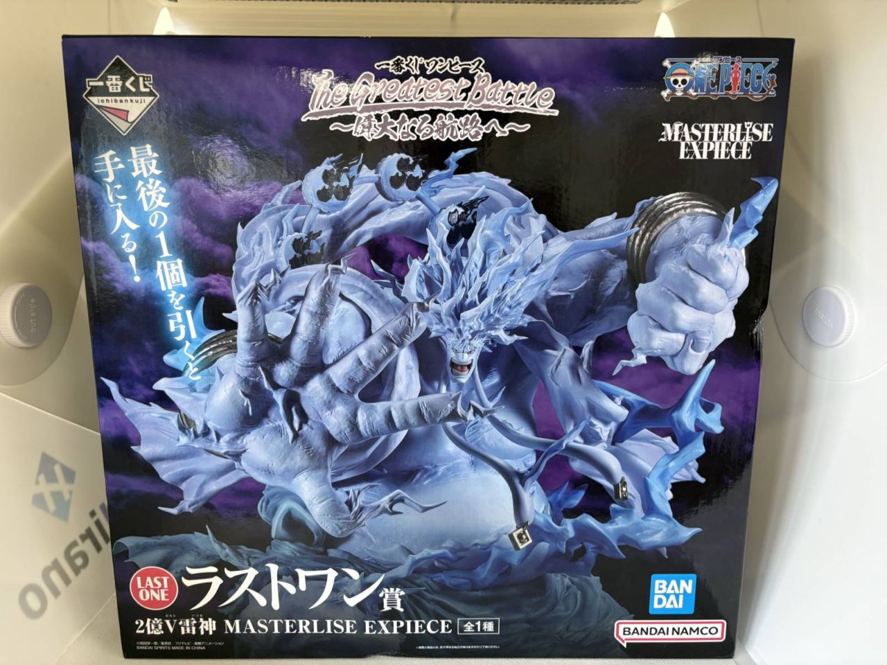 中古】【未開封】エネル 2億V雷神 「一番くじ ワンピース The Greatest