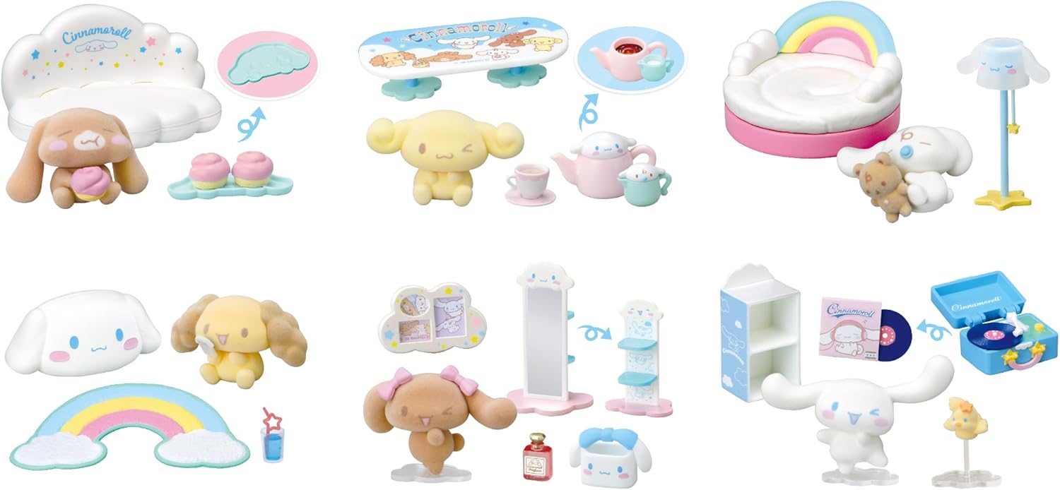 BOX】サンリオ シナモロール のんびり リビングルーム 1box6個入り