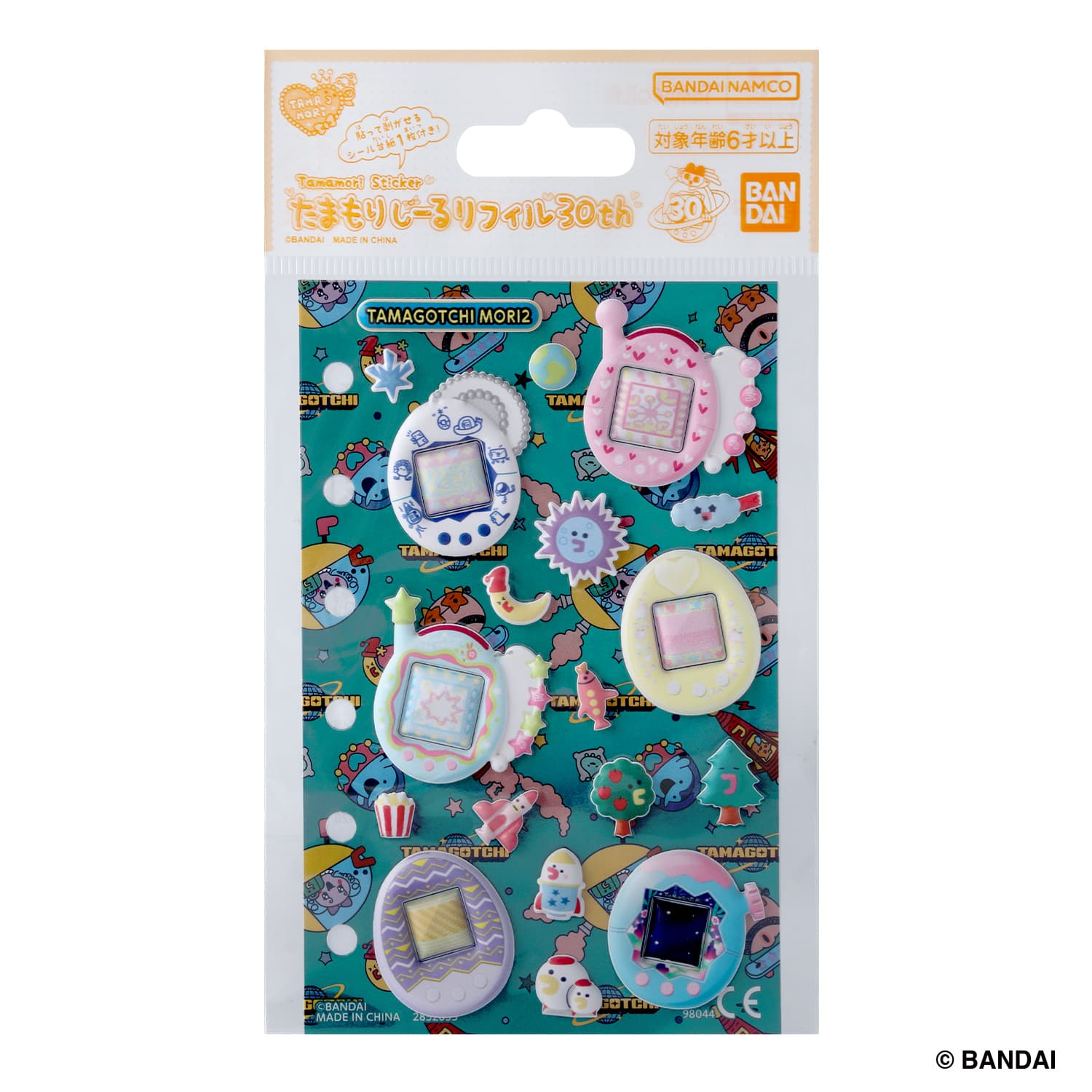 2026年9月19日発売 予約商品】たまもりしーるリフィル30th たまごっち