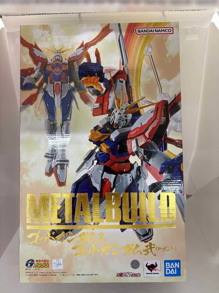 【新品未開封】L BUILD ゴッドガンダム＆ゴッド弐(セカンド) 中古】METAL BUILD ゴッドガンダム＆ゴッドガンダム弐(セカンド