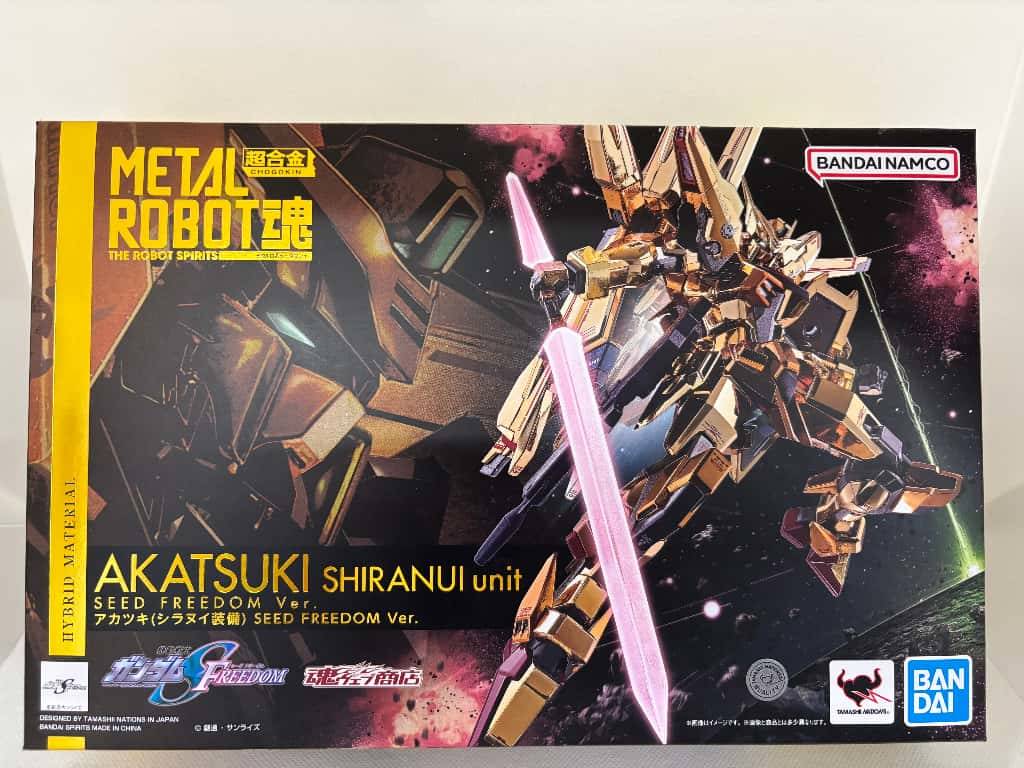 中古】【未開封】METAL ROBOT魂 アカツキ(シラヌイ装備) SEED FREEDOM