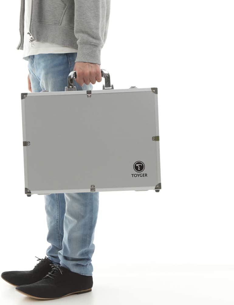 CEO Storage アルミ製 アタッシュ ケース (シルバー) カード5000枚以上