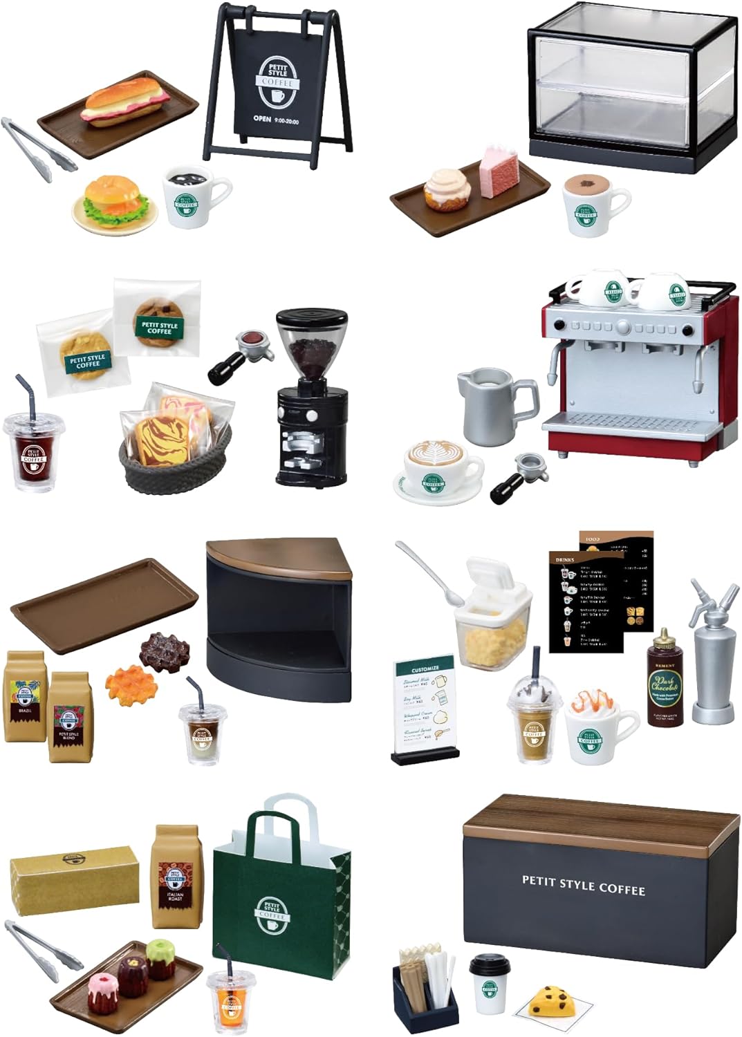 BOX】ぷちサンプルシリーズ PETIT STYLE COFFEE 1box8個入り