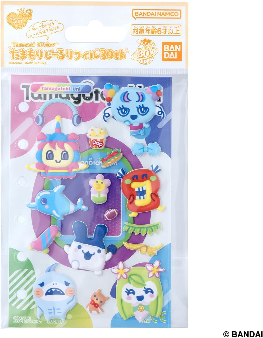 2026年7月11日発売 予約商品】たまもりしーるリフィル30th Tamagotchi