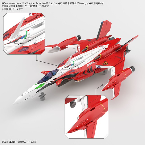 送料無料対象外】HG 1/100 YF-29 デュランダルバルキリー(早乙女アルト