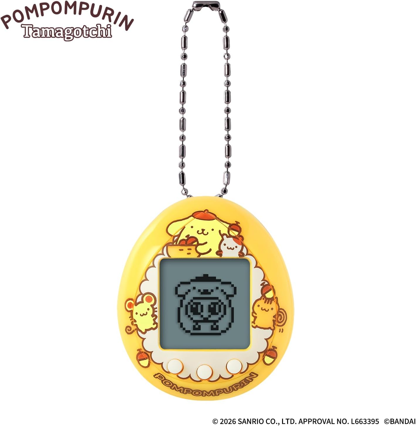POMPOMPURIN Tamagotchi ベーシックオレンジ ver. たまごっち