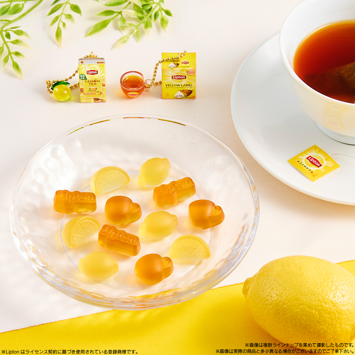 BOX】Lipton ミニチュアチャーム＆グミ 12個入り(食玩) |ジャンルで