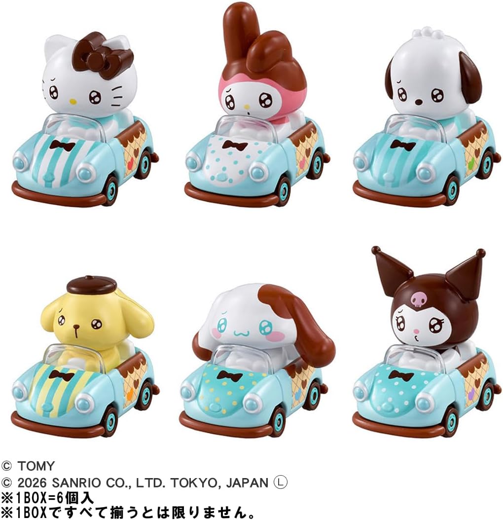 BOX】TOMICA TUNES SANRIO CHARACTERS Vol.2 1box6個入り |ジャンルで