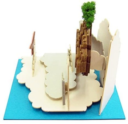 新品未開封】模型 スタジオジブリmini 天空の城ラピュタ 天空に浮かぶ