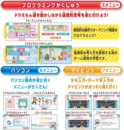 無料ラッピング済み】 ドラえもん ラーニングパソコン 知育玩具 入学