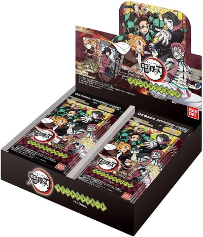 鬼滅の刃　ステンドグラスカード　20パック入り BOX】バンダイ ステンドグラスカード 「鬼滅の刃」（20パック入り