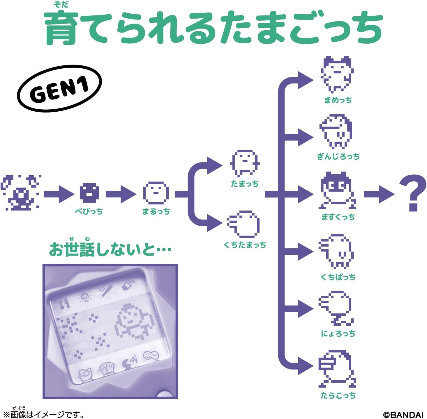 たまごっち初代のやつです 2026年9月19日発売 予約商品】Original Tamagotchi 初代 みずいろ