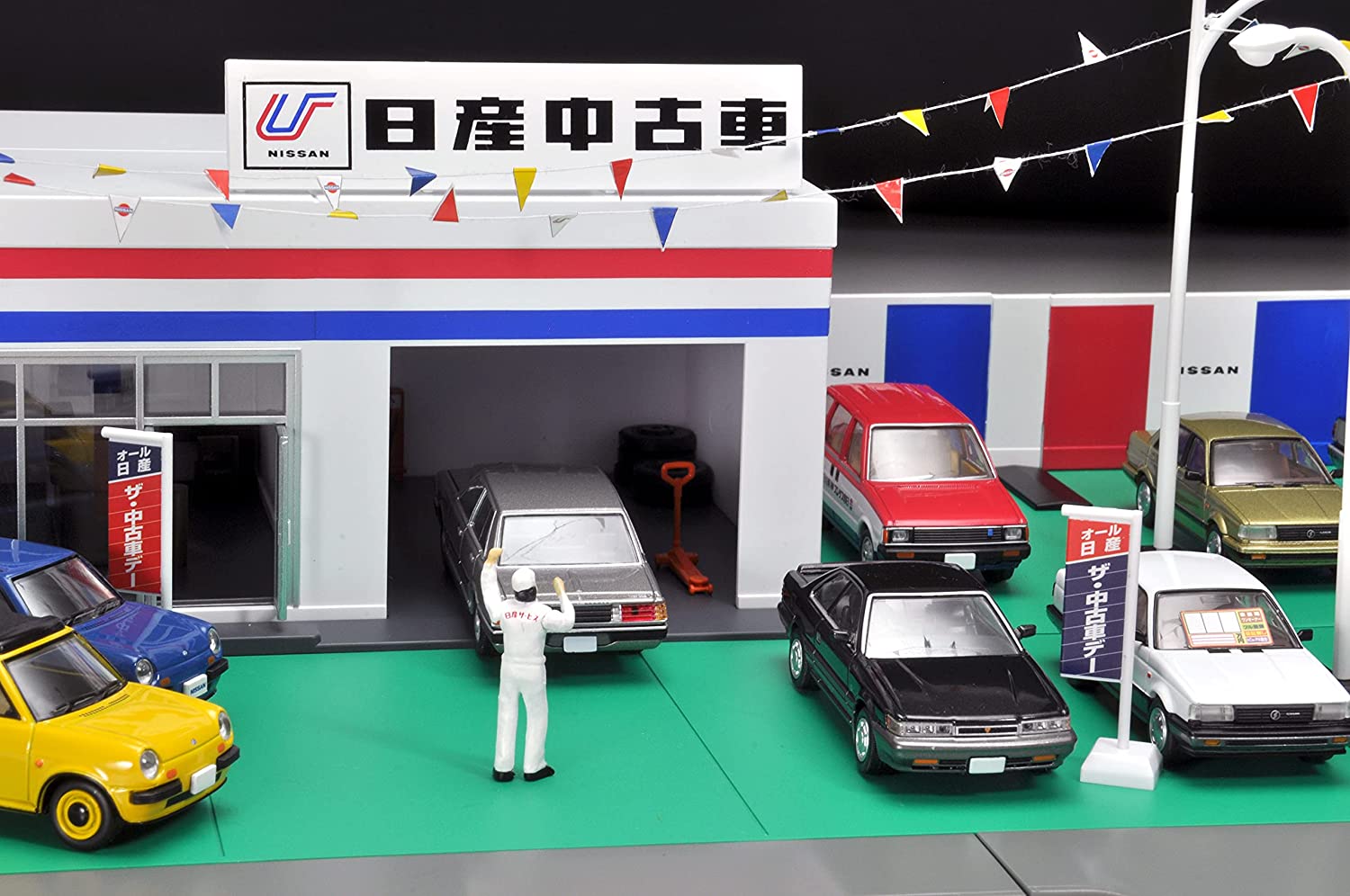 中古車屋ジオラマ