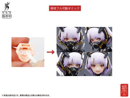 WASP GIRL BEE-03W フィギュア 1/12 BEE-03W WASP GIRL ブンちゃん 1/12 完成品アクションフィギュア｜の