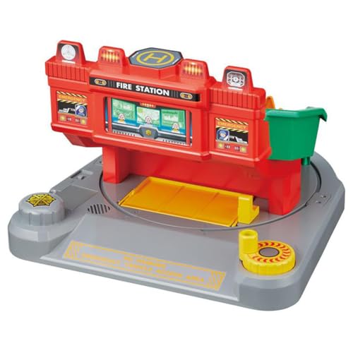 トミカ ぐるっとチェンジ タカラトミー トミカワールド ぐるっとチェンジ！サウンド消火訓練所