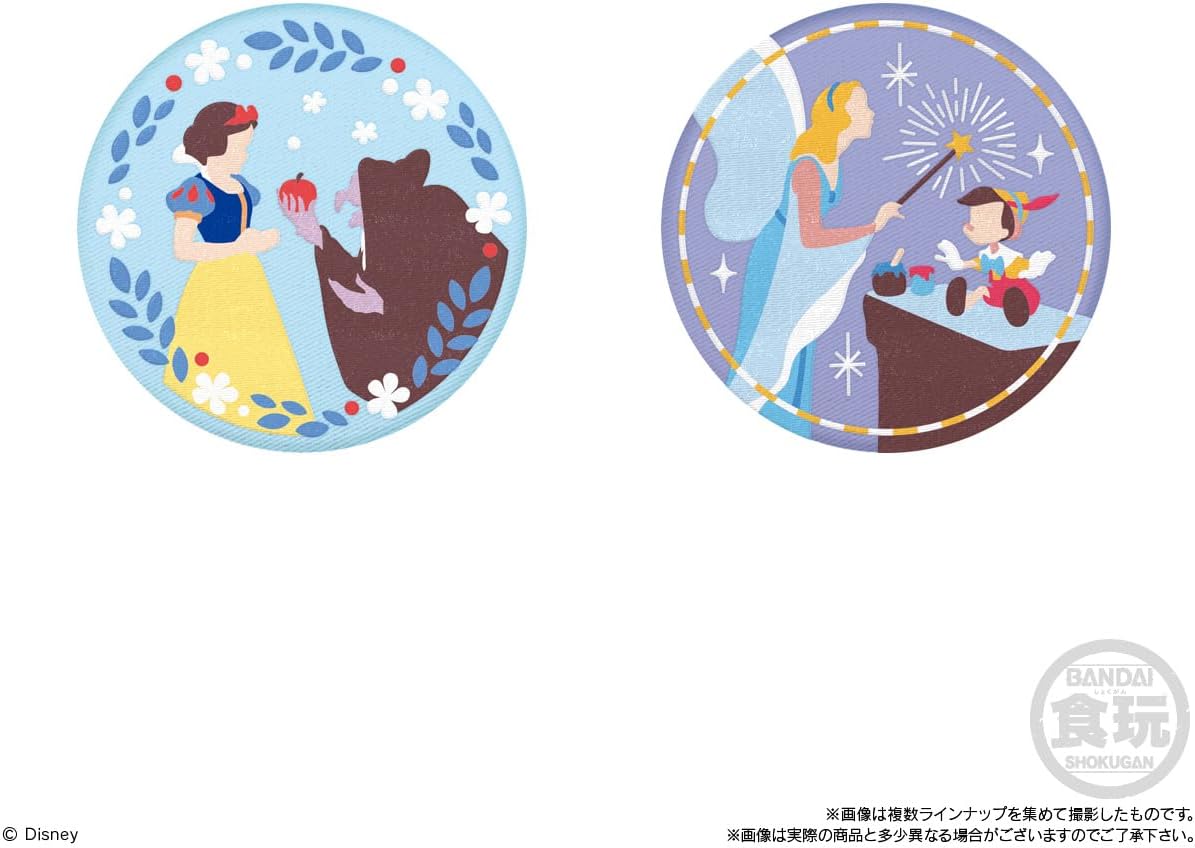 再販】【BOX】Disney Characters 刺しゅう缶バッジビスケット 12個入り