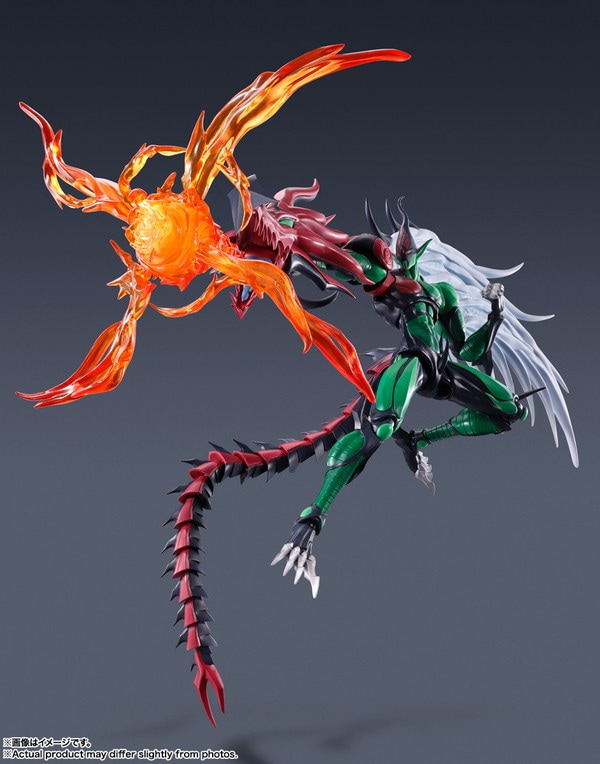 新品未開封】S.H.MonsterArts E・HERO フレイム・ウィングマン 「遊