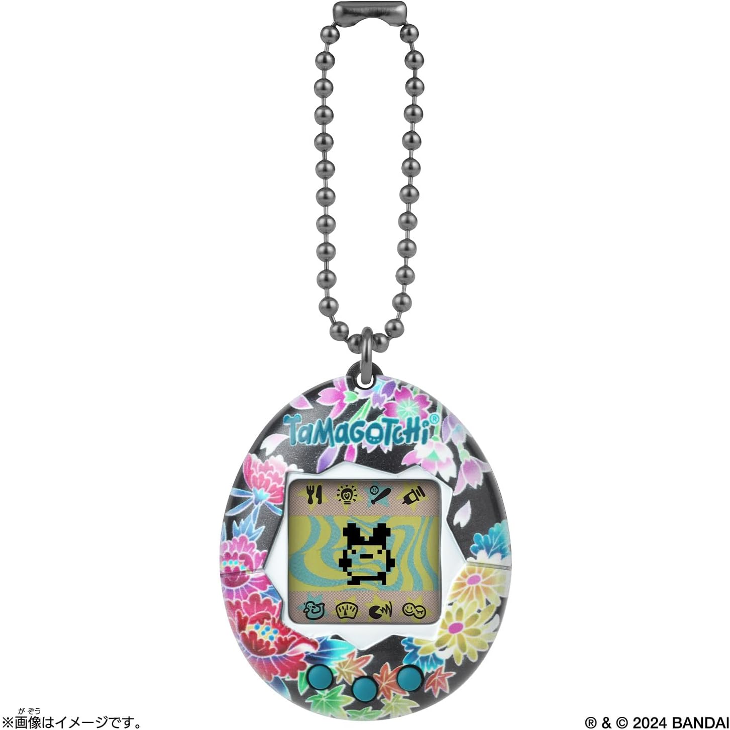 Original Tamagotchi 四季草花 inspired by 加賀友禅 たまごっち
