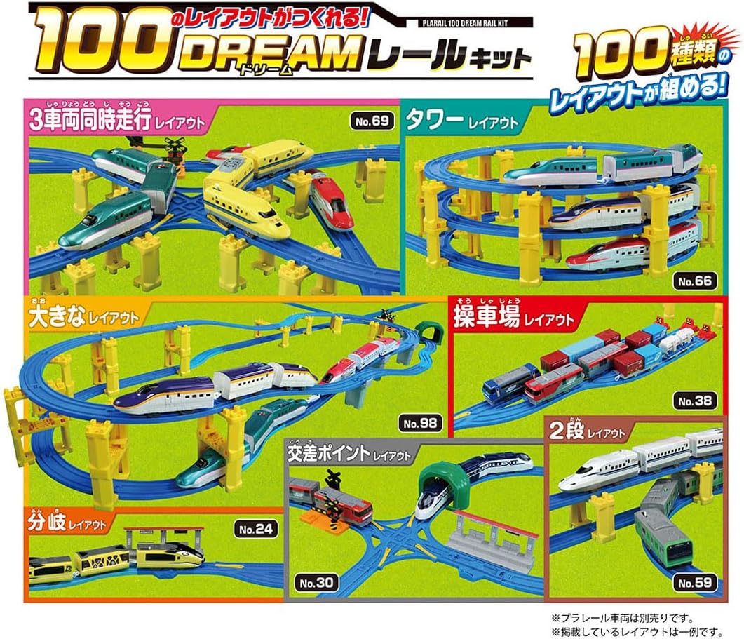 [新品未開封] タカラトミー プラレール 100のレイアウトドリームレールキット プラレール 100のレイアウトがつくれる!ドリームレールキット