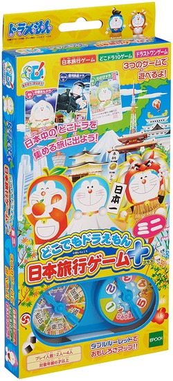 どこでもドラえもん 日本旅行ゲーム ミニ ボードゲーム フィギュア ホビー通販バトンストア