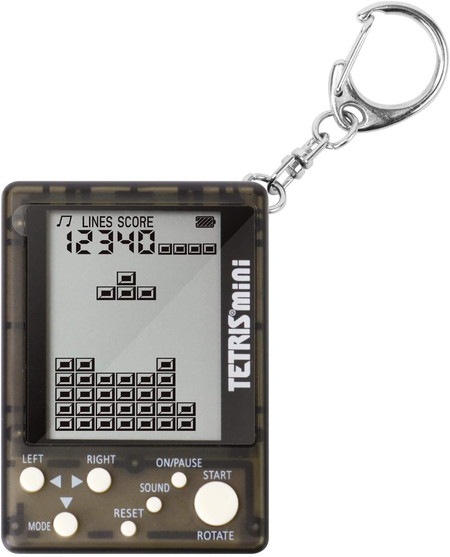 テトリス社公式ライセンス製品】キーホルダー型携帯ゲーム機「テトリス