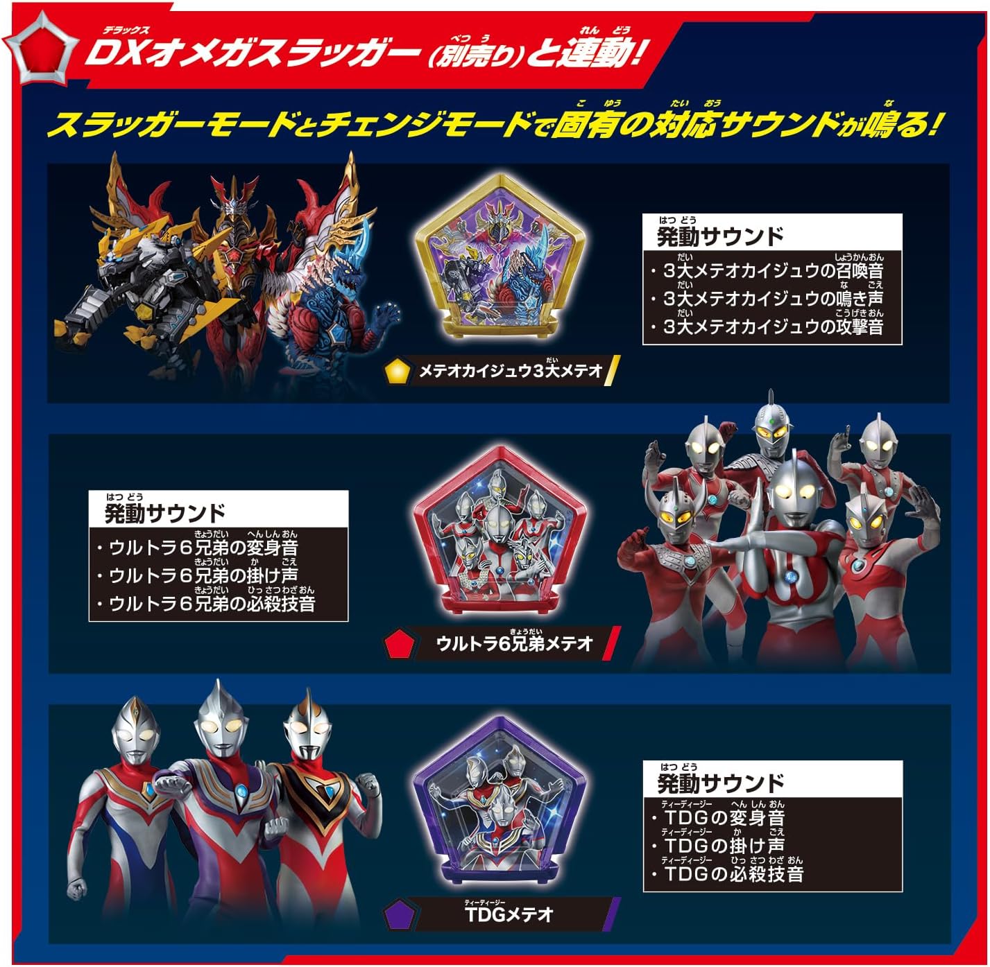 ウルトラマンオメガ メテオカイジュウシリーズEX DXガメドン