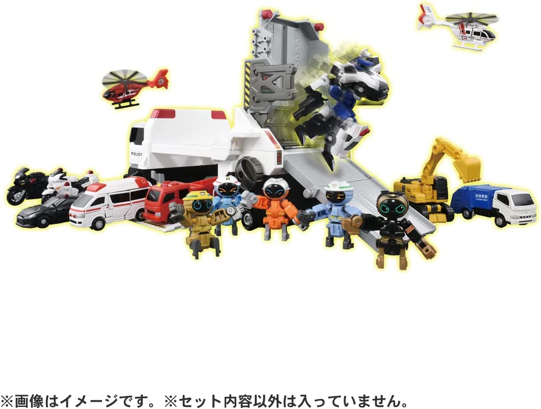 トミカ ジョブレイバー デッキアップ & 出動! DXブレイバートランス