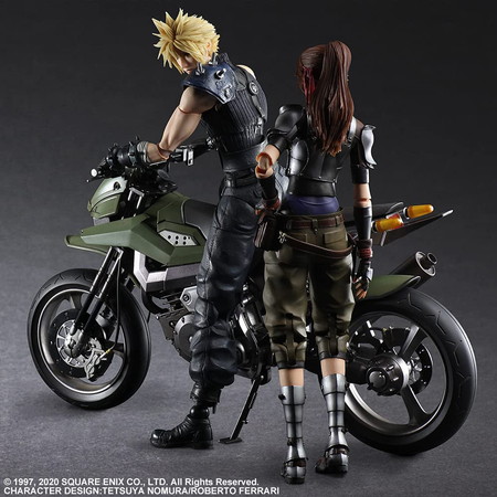 新品未開封】PLAY ARTS改 ジェシー＆クラウド＆バイクSET 「ファイナル