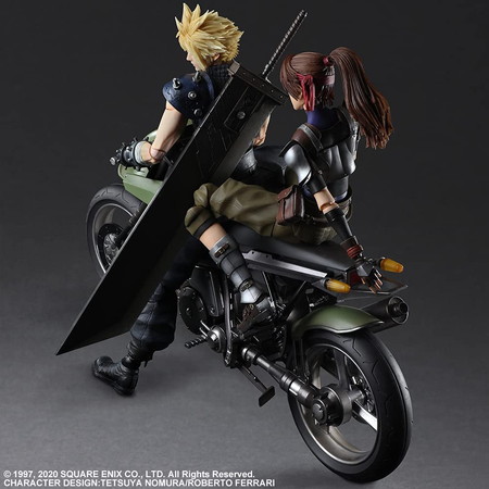 新品未開封】PLAY ARTS改 ジェシー＆クラウド＆バイクSET 「ファイナル