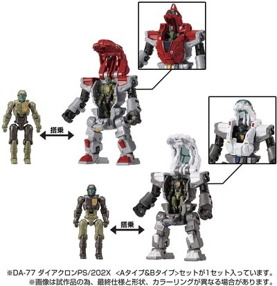 ダイアクロン DA-77 PS/202X Aタイプ&Bタイプセット ダイアクロン DA-77 ダイアクロンPS/202X <Aタイプ＆Bタイプ>セット