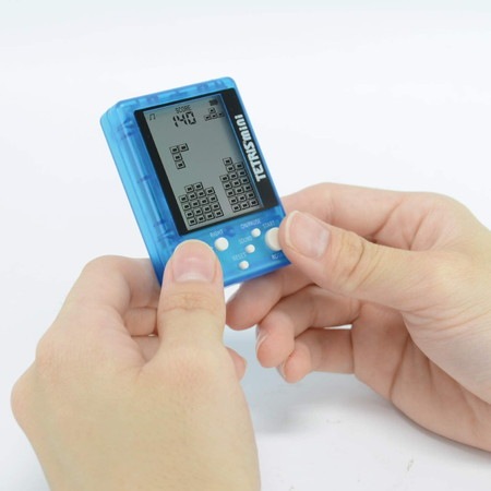 テトリス社公式ライセンス製品】キーホルダー型携帯ゲーム機「テトリス