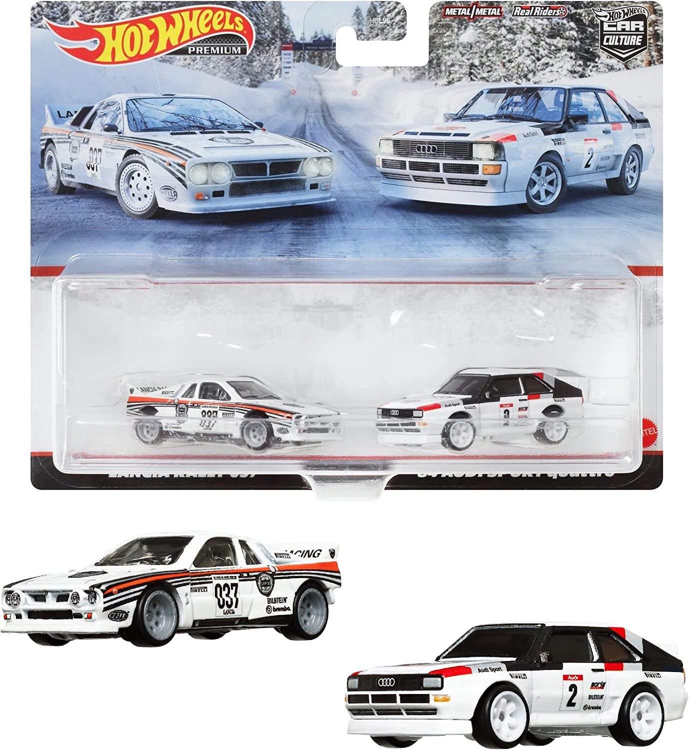 ホットウィール(Hot Wheels) プレミアム 2パック ランチア ラリー 037