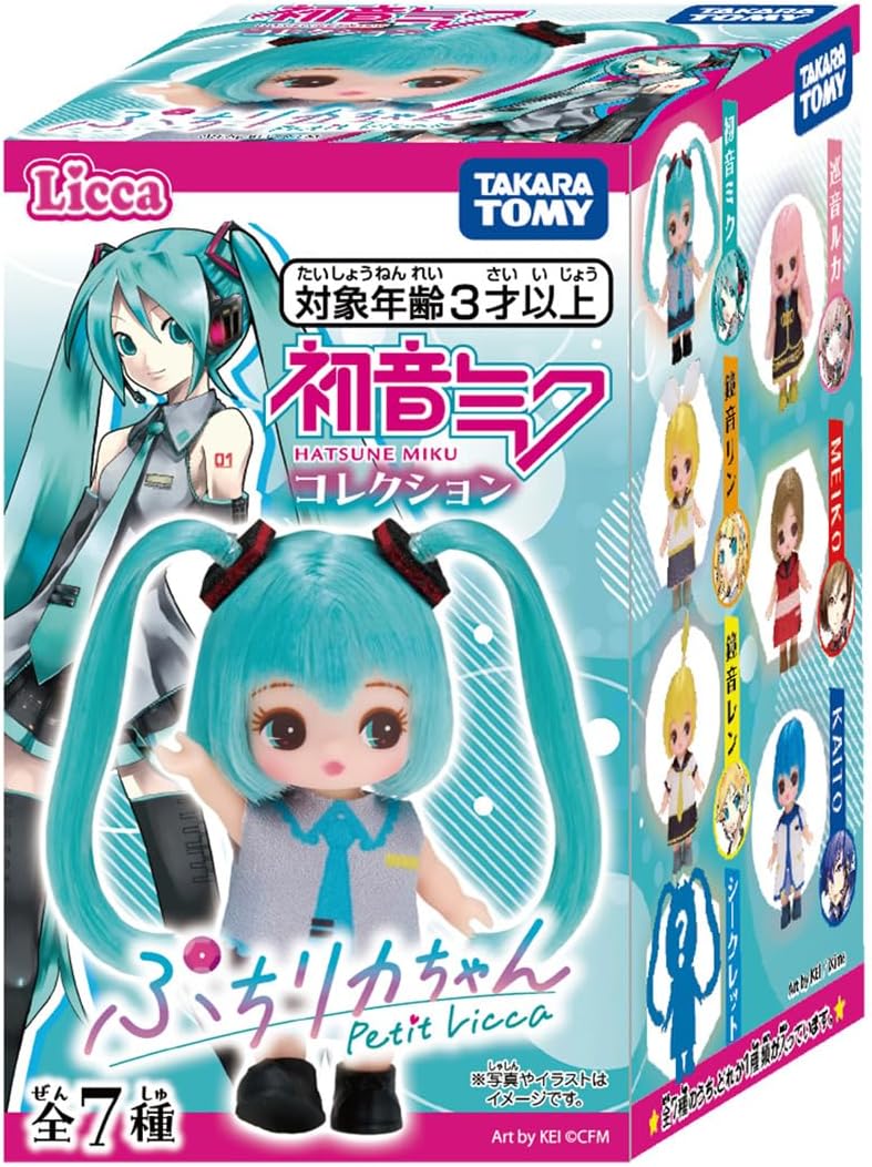 BOX】ぷちリカちゃん 初音ミクコレクション 1box6個入り |ジャンルで