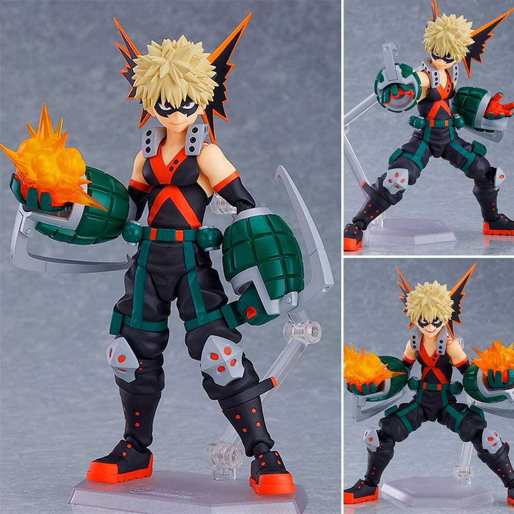 僕のヒーローアカデミア　figma 緑谷出久323　爆豪勝己443 箱傷み有り】【新品未開封】figma 爆豪勝己 『僕のヒーローアカデミア