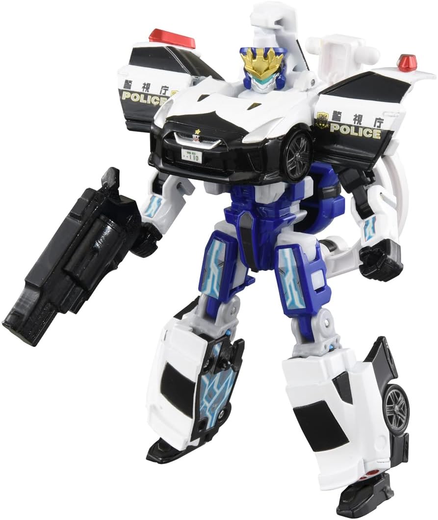 TJBDX ユナイトポリスブレイバー パトロールカー＆白バイ 合体セット