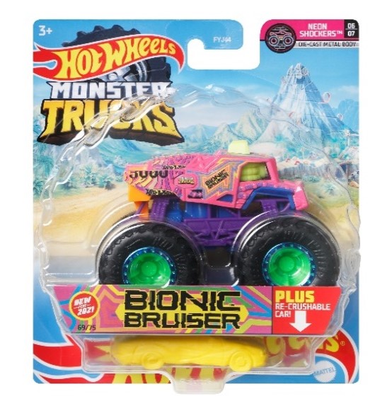 ホットウィール(Hot Wheels) モンスタートラック 1:64 アソート (FYJ44