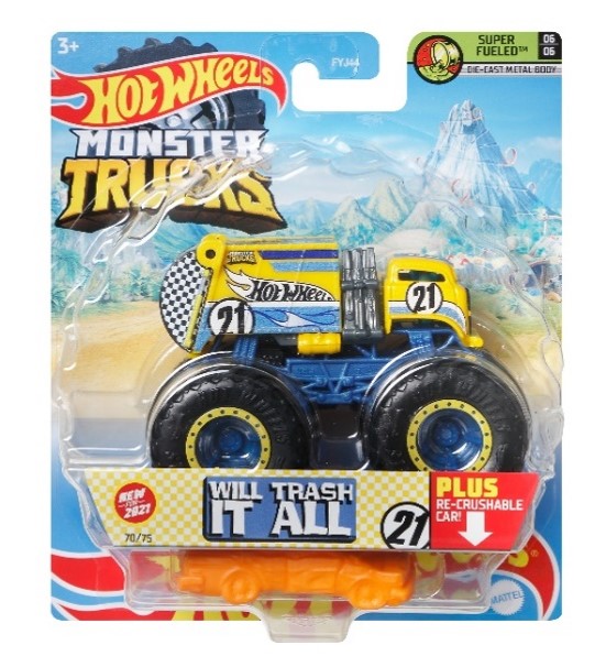 ホットウィール(Hot Wheels) モンスタートラック 1:64 アソート (FYJ44