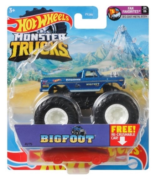 ホットウィール(Hot Wheels) モンスタートラック 1:64 アソート (FYJ44