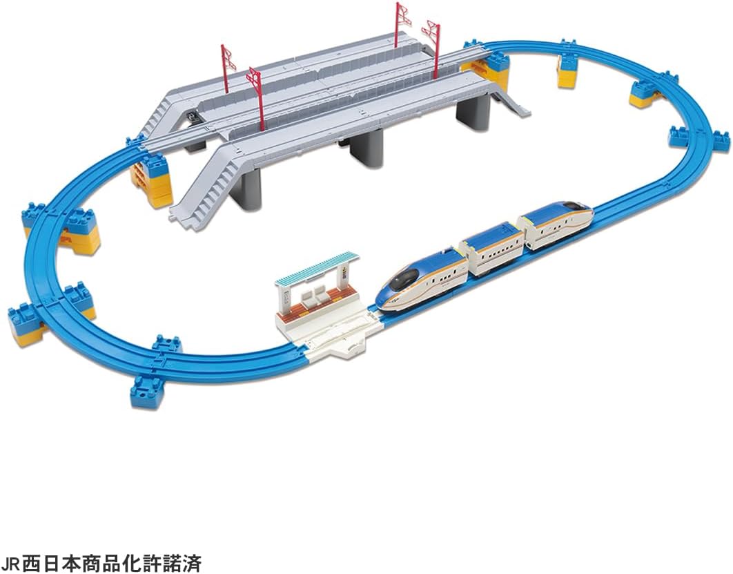 プラレール W7系北陸新幹線かがやき 鉄道道路併用橋セット |ジャンルで