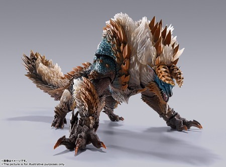 パッケージ傷みあり】S.H.MonsterArts ジンオウガ