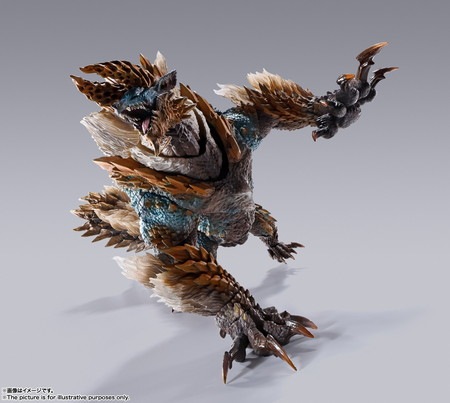 パッケージ傷みあり】S.H.MonsterArts ジンオウガ