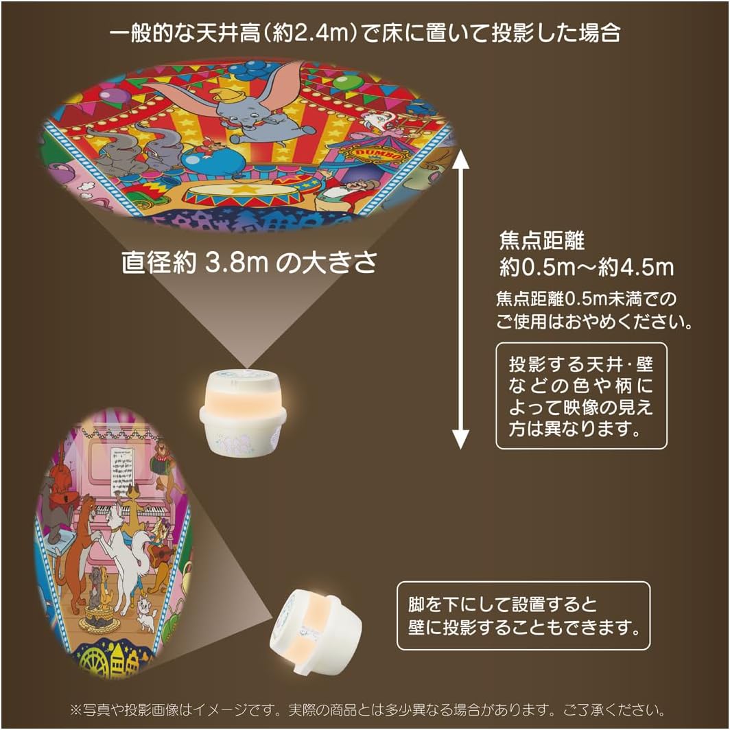 ディズニー 天井いっぱい!おやすみホームシアターぐっすりメロディ