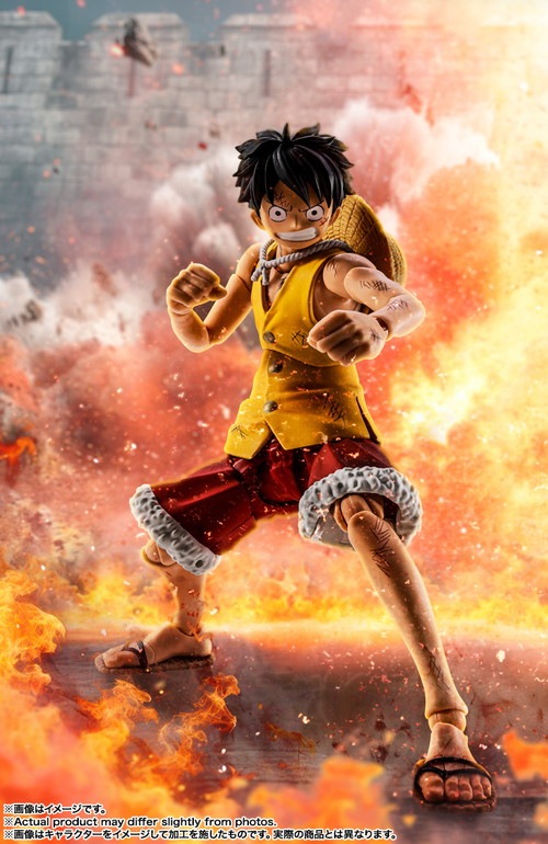 フィギュアーツ ワンピース ルフィ マリンフォード頂上決戦　新品　未開封 新品未開封】S.H.フィギュアーツ モンキー・D・ルフィ -マリンフォード