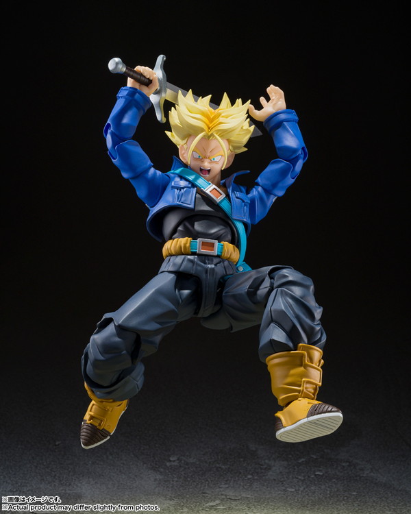 中古】【未開封】S.H.フィギュアーツ スーパーサイヤ人トランクス-未来