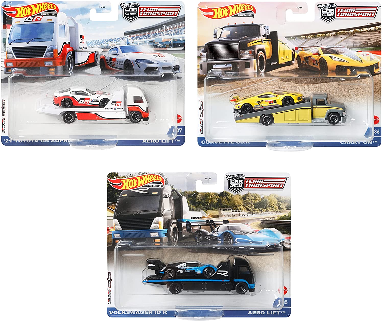 ホットウィール(Hot Wheels) チームトランスポート アソート (FLF56