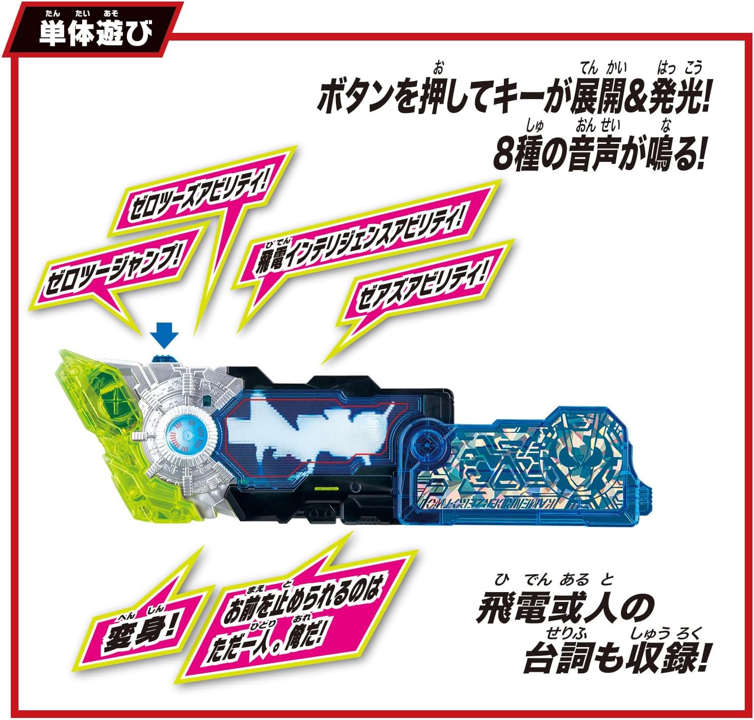 SUPER BEST DXゼロツープログライズキー&ゼロツードライバーユニット