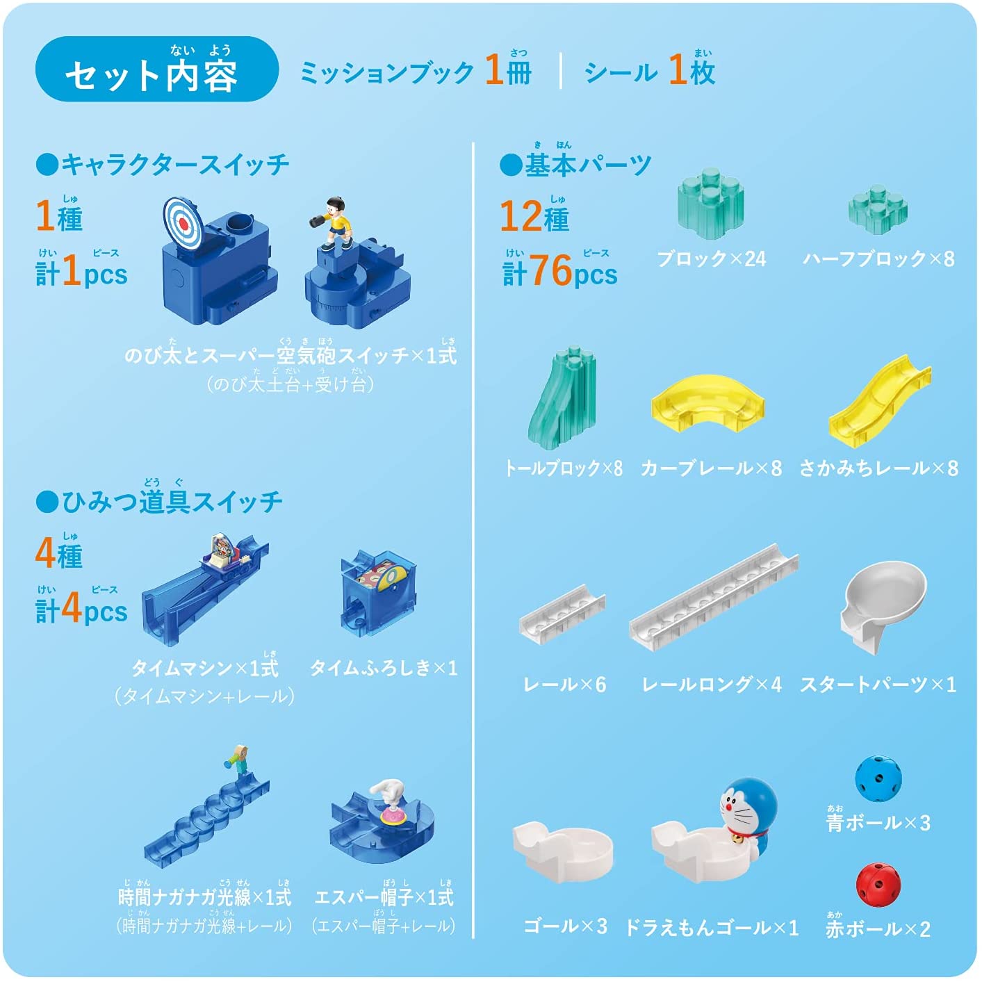 ころがスイッチドラえもん デラックスキット スーパー空気砲スイッチー