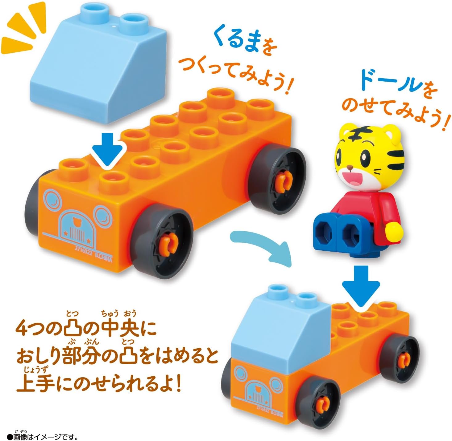 しまじろう アクションブロックシリーズ みんなでおでかけ！ドール