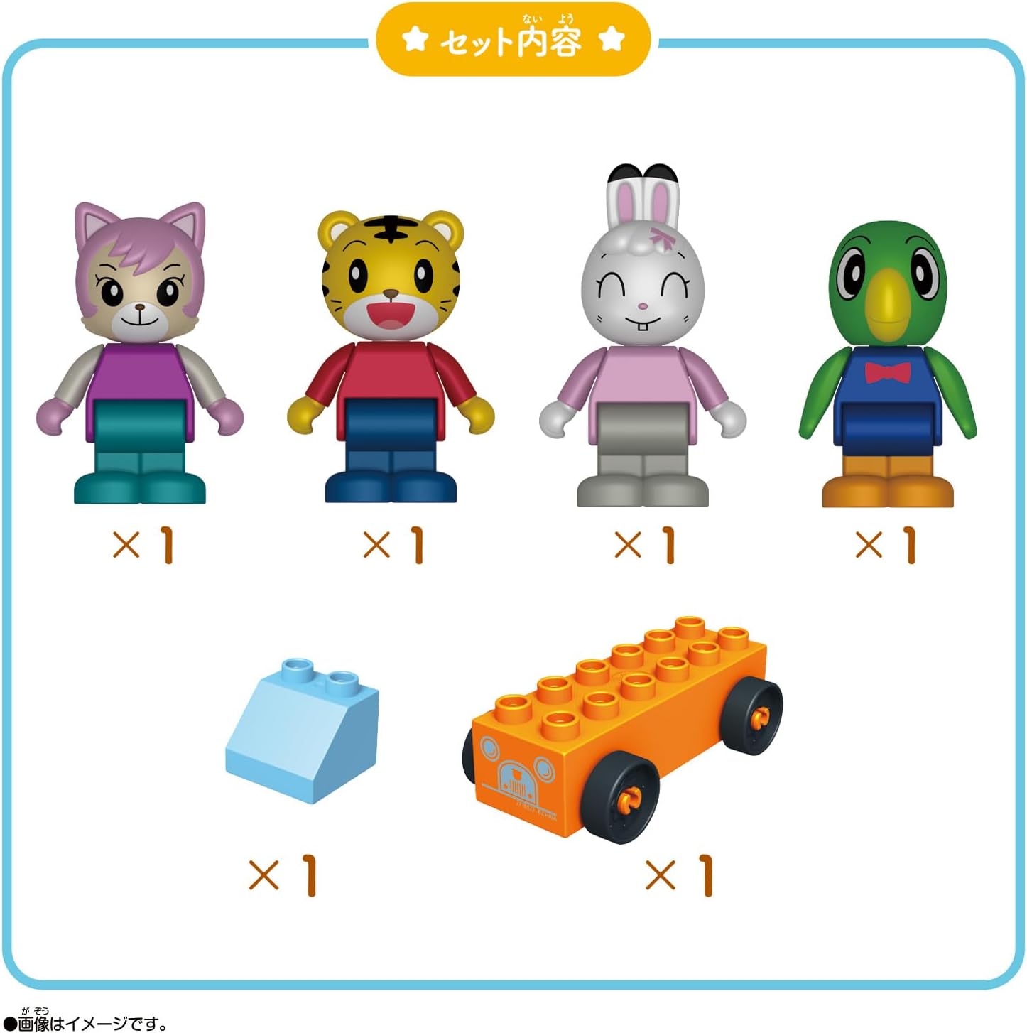しまじろう アクションブロックシリーズ みんなでおでかけ！ドール